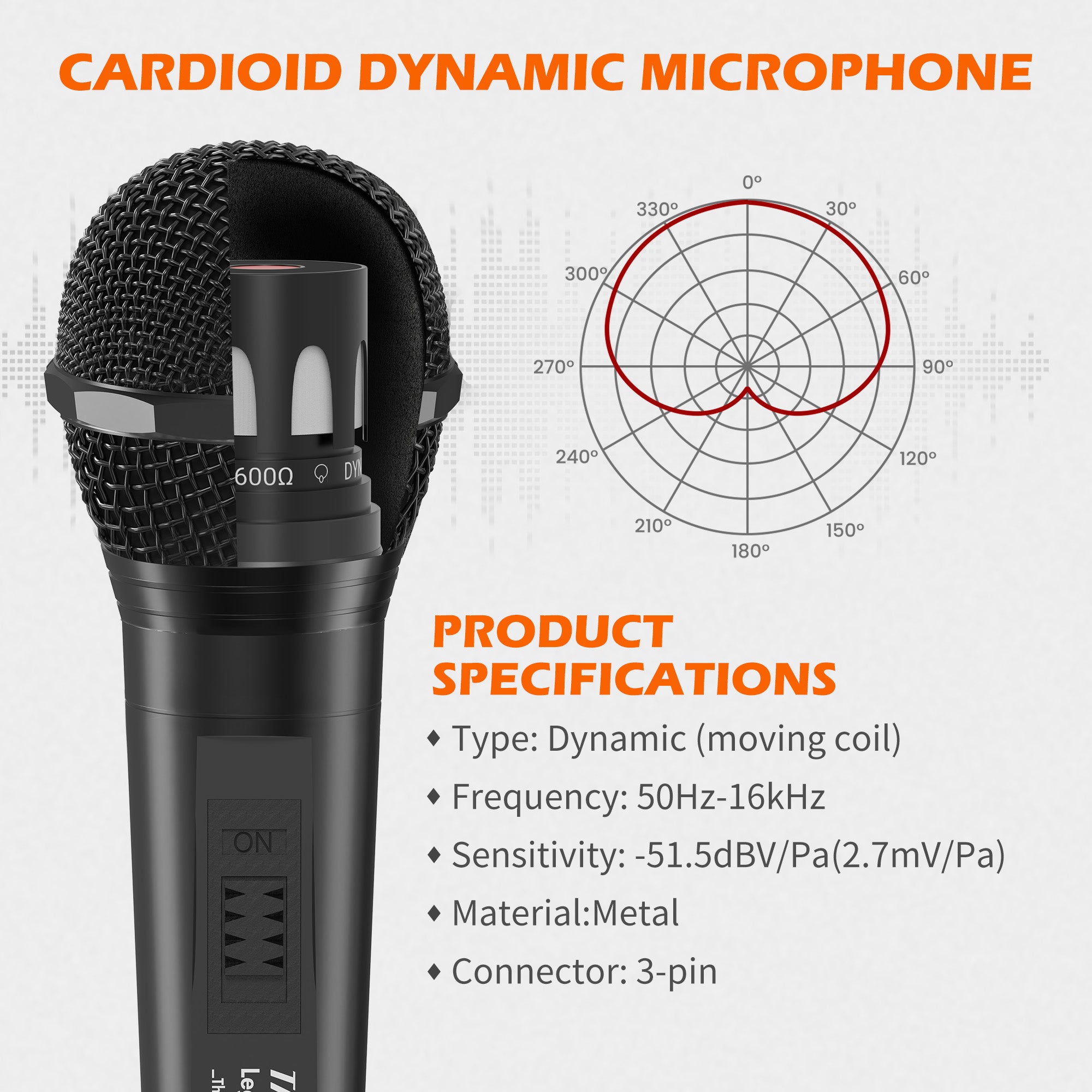 Talomen L52【Black Badge】| Micrófono vocal profesional
