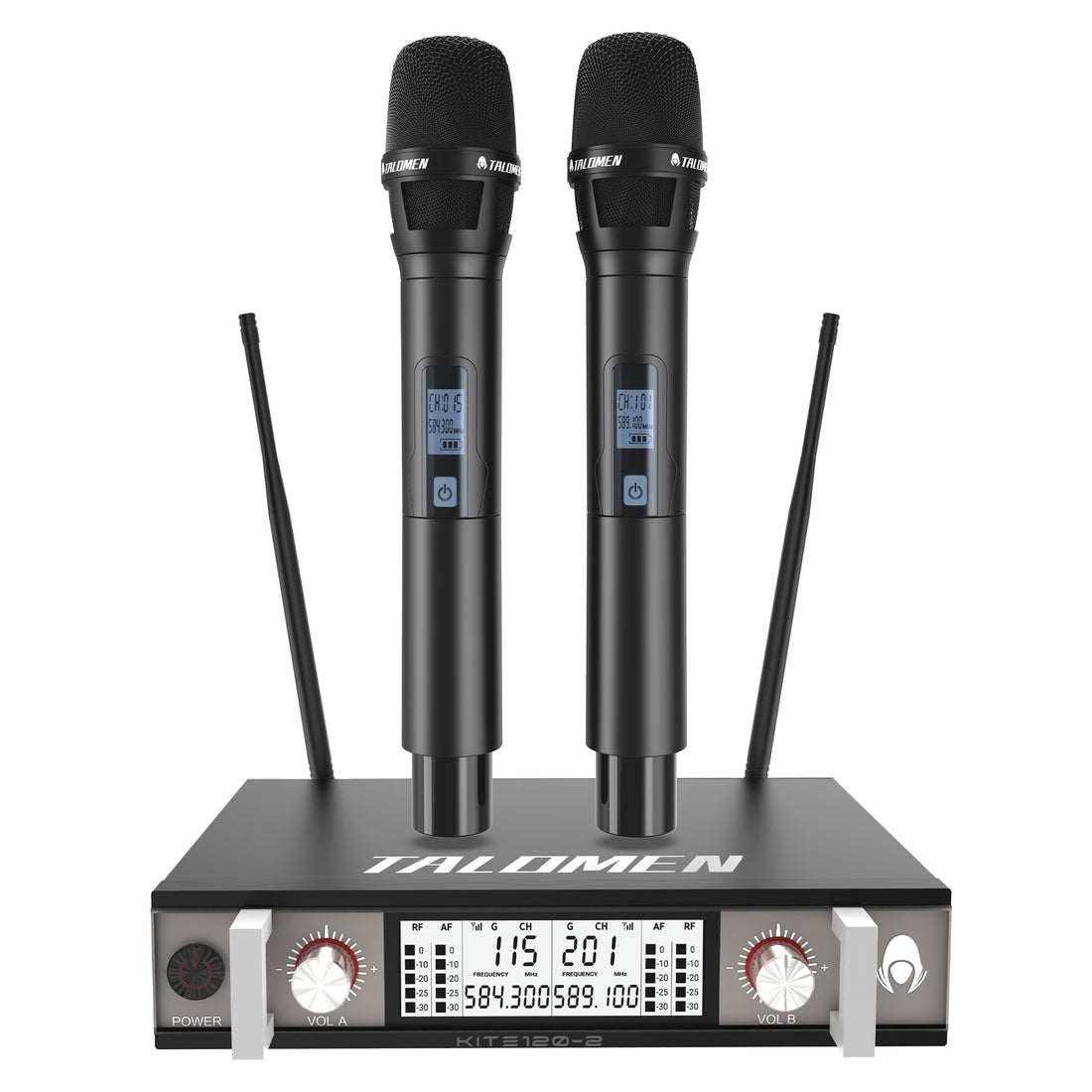 Talomen K120 | Sistema de micrófono inalámbrico UHF profesional
