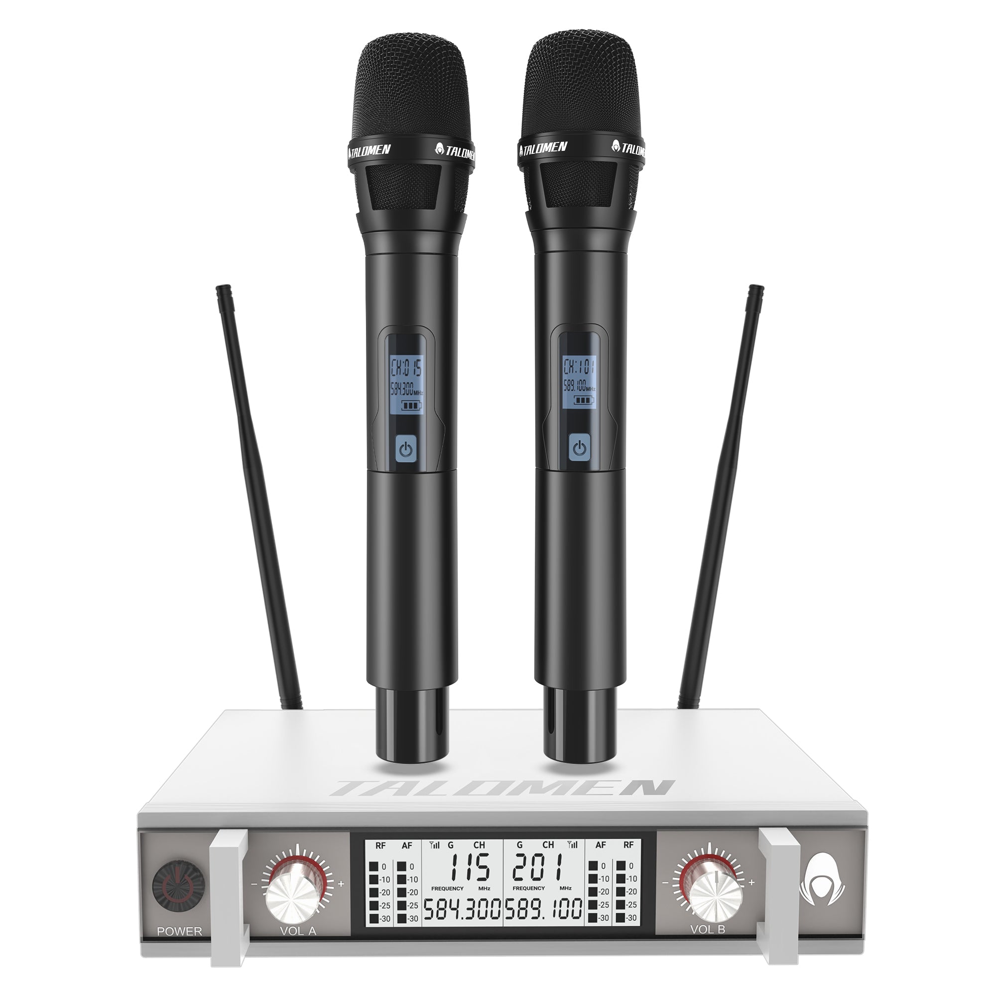 Talomen K120 | Sistema de micrófono inalámbrico UHF profesional